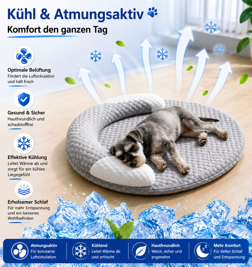 Premium Kühlmatte für Hunde und Katzen